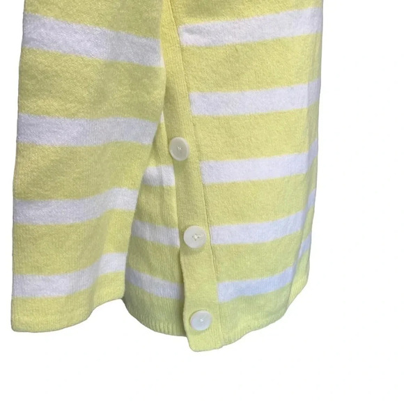 Loft Yellow Striped Women Sweater sz Small, NWT - Picture 5 of 8